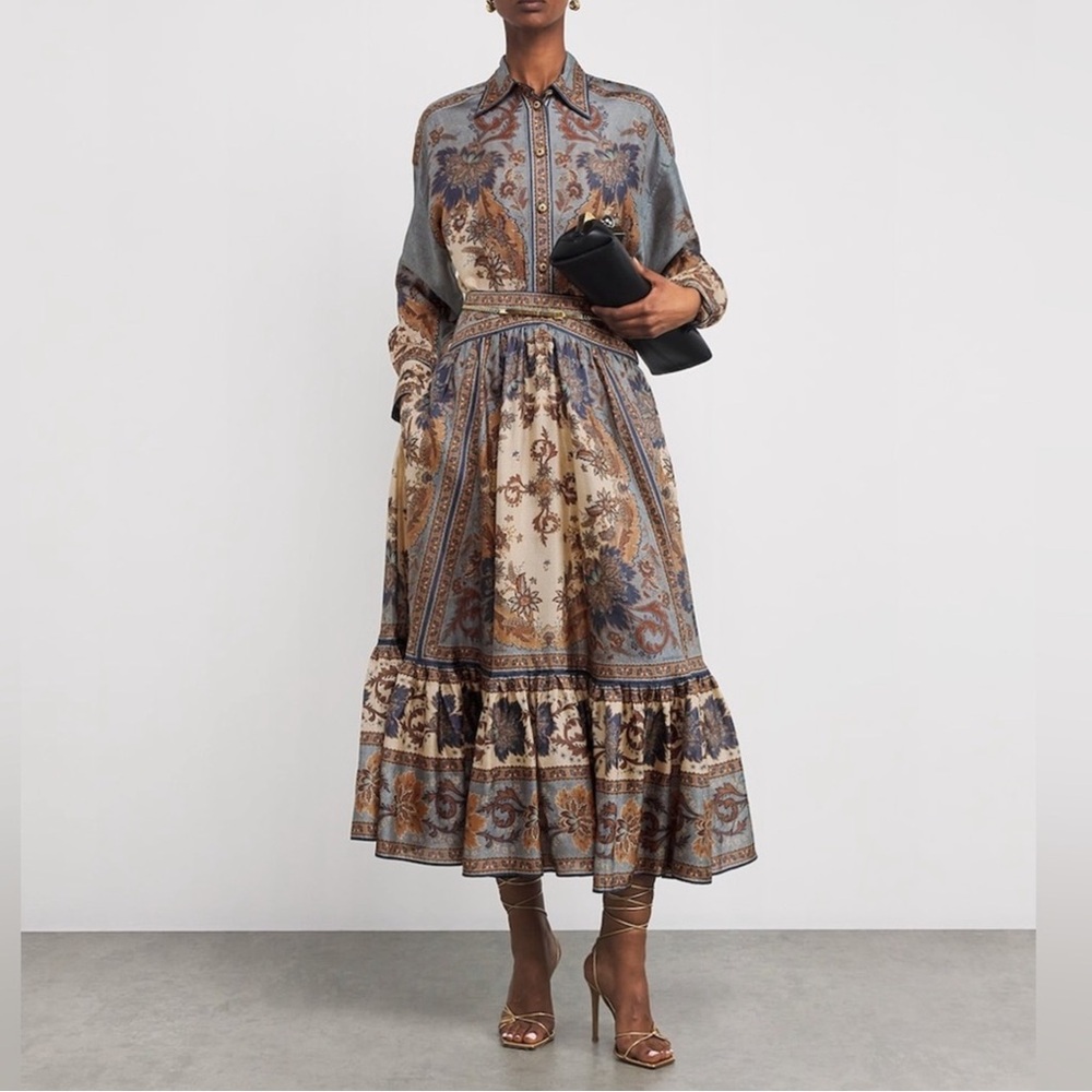 Zimmermann Ascension silk midi skirt - Picture 8 of 10
